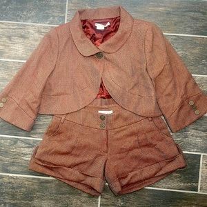 Super cute “To the Max” 2-piece jacket and dressy trouser shorts